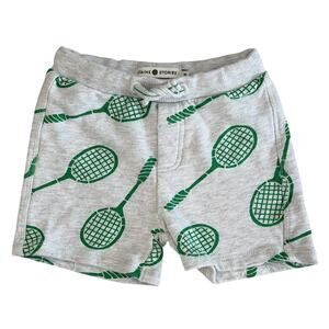 STAINS AND STORIES by BABYFACE Badminton Racquet Print Shorts Size EU 98